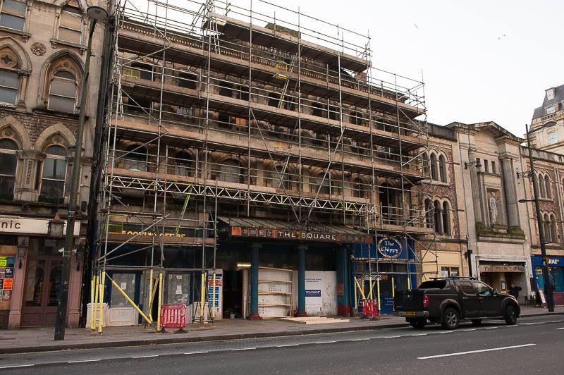 Coyote Ugly Cardiff Under Construction