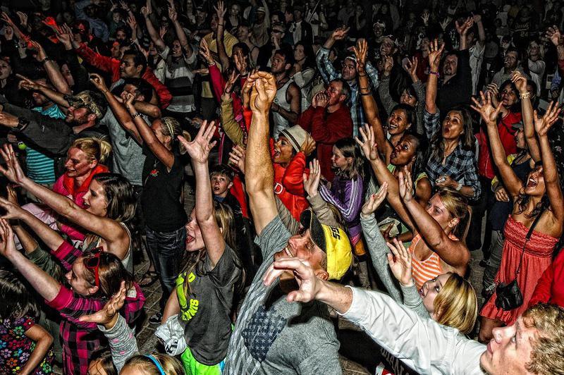 Crowd at Coyote Search Finals