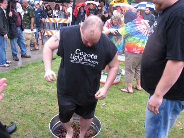 LT wine stomp