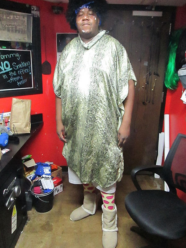 Terry rockin the MuuMuu